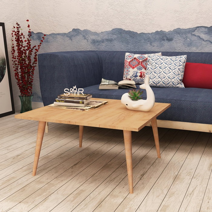 Hanah Home Leyman Mesa de Centro Roble